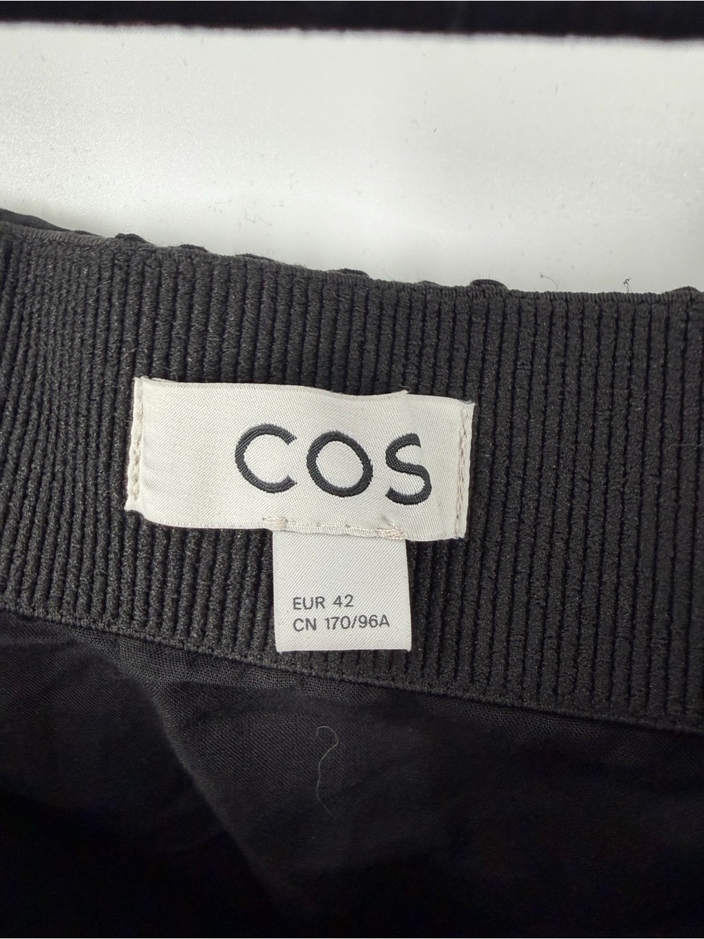 COS Black Linen Lyocell Bandeau Corset Top - Picture 5 of 9